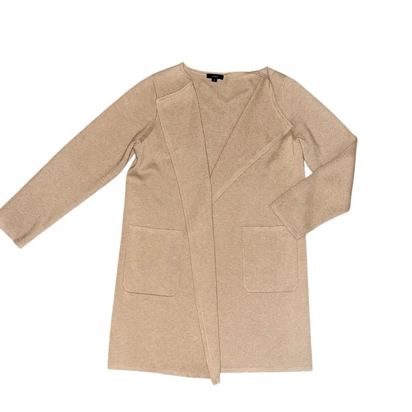 J. Crew Juliette Collarless Sweater Blazer size M - Picture 3 of 10